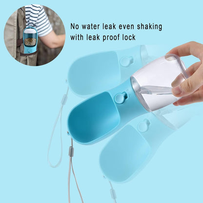 Cibaabo Portable Dog Water Bottle with Food Container and Travel Bowl - Essential Accessories for Puppies and Cats During Walks and Hikes