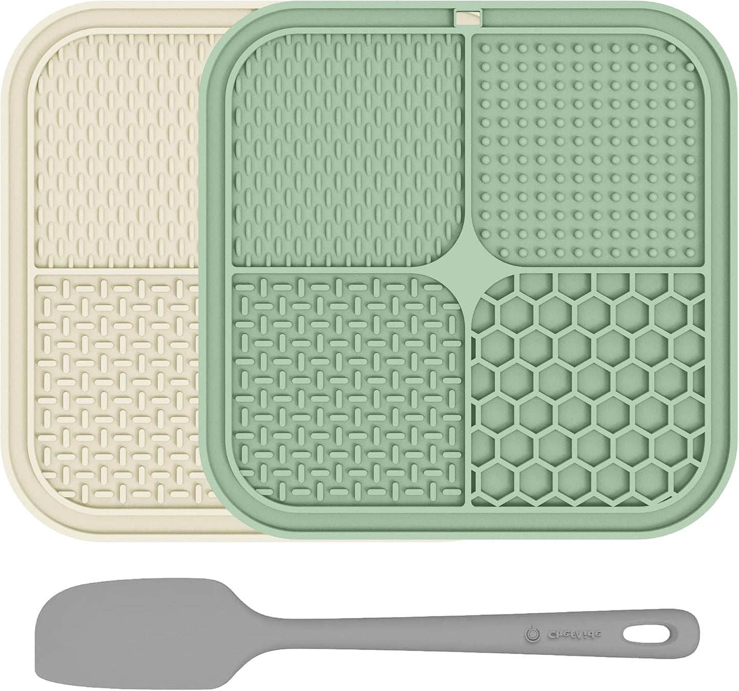 Elevate Your Pet's Mealtime with ChefAide Set of 2 Upgraded Lick Mats - Perfect for Anxiety Relief and Training!
