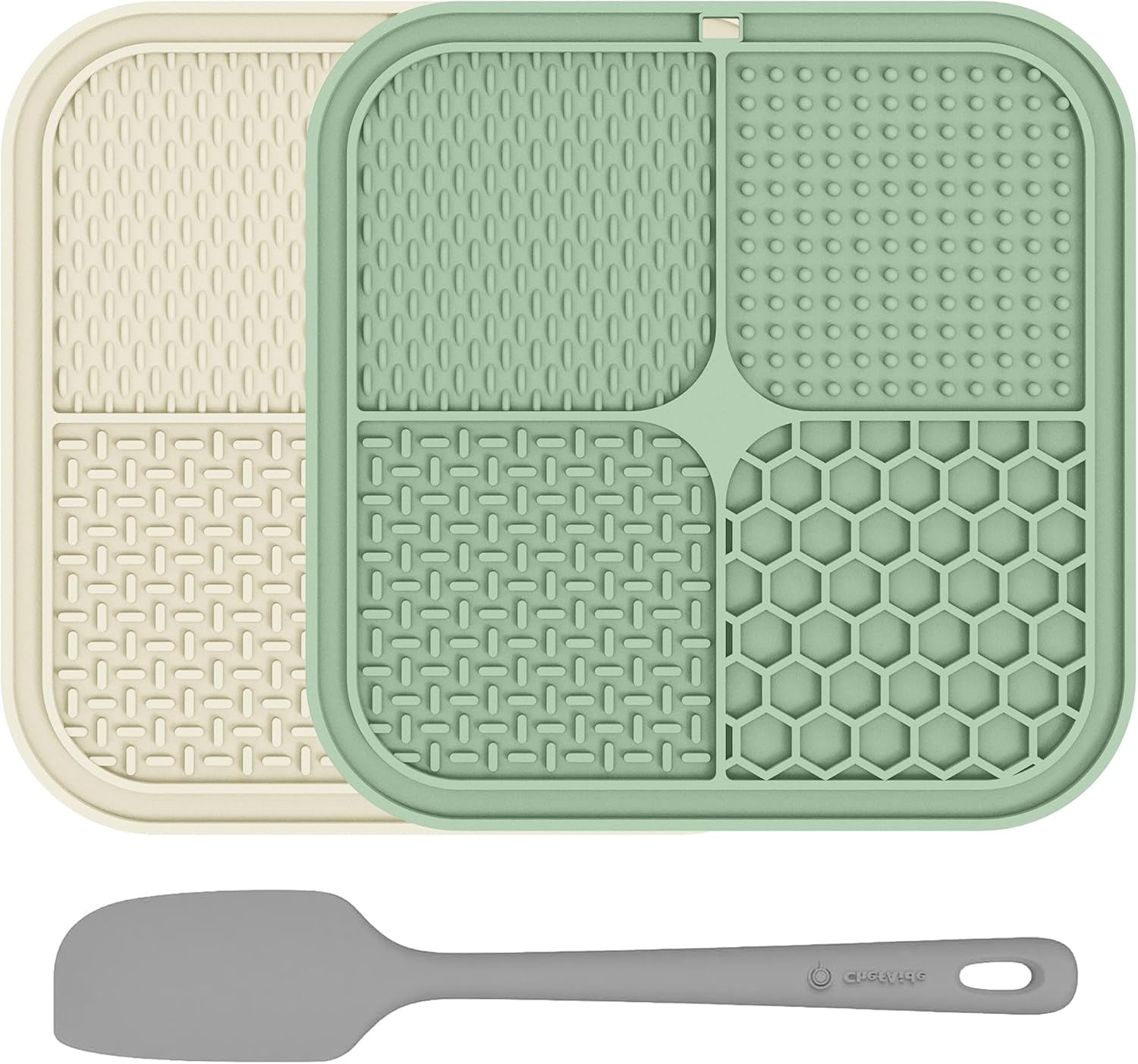 Elevate Your Pet's Mealtime with ChefAide Set of 2 Upgraded Lick Mats - Perfect for Anxiety Relief and Training!