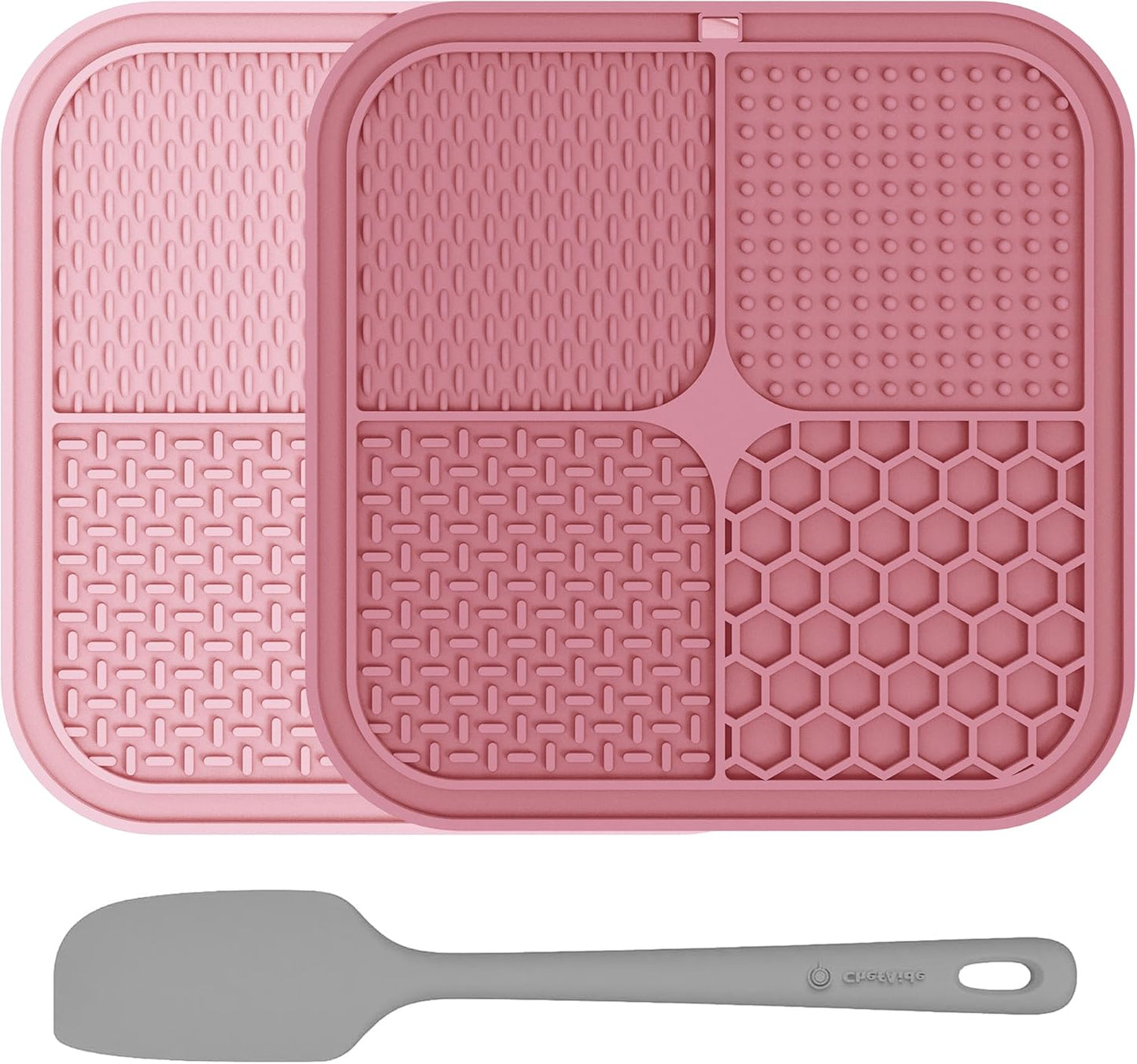 Elevate Your Pet's Mealtime with ChefAide Set of 2 Upgraded Lick Mats - Perfect for Anxiety Relief and Training!