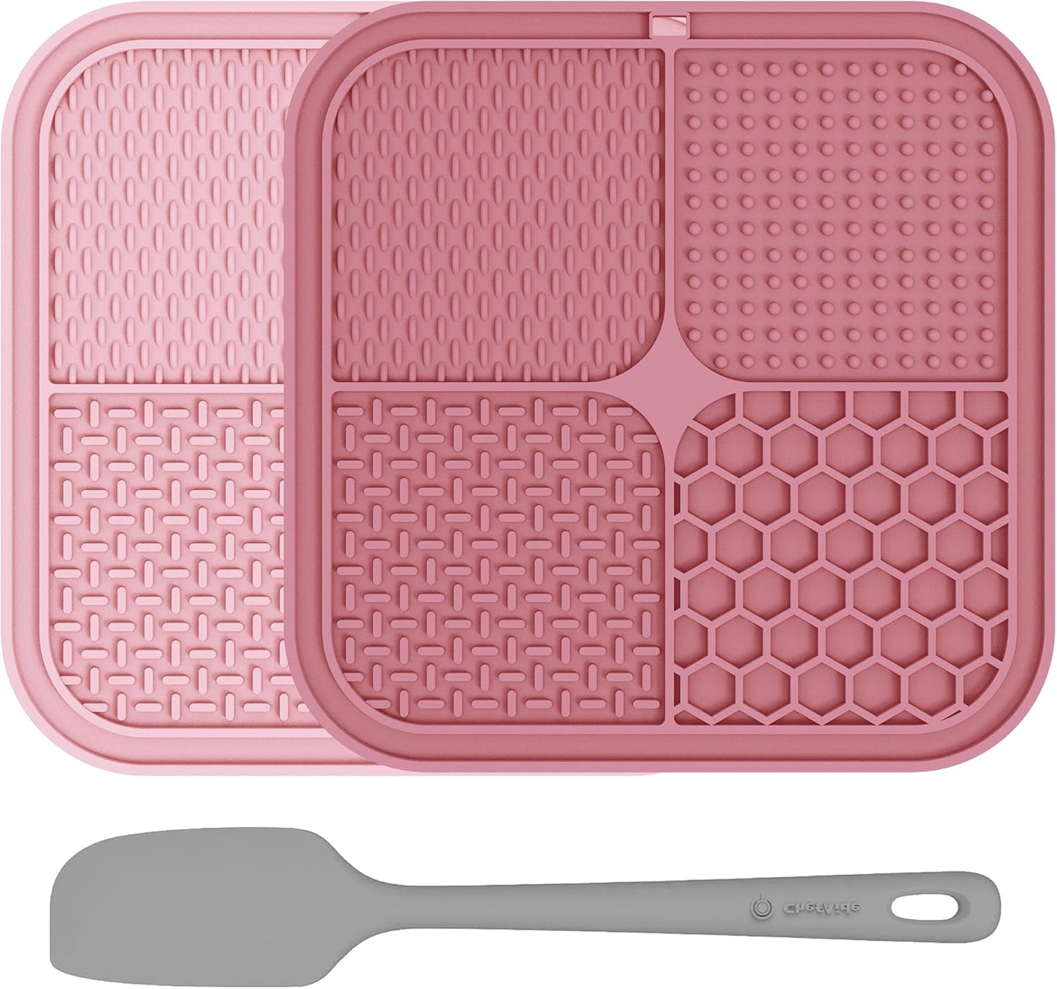 Elevate Your Pet's Mealtime with ChefAide Set of 2 Upgraded Lick Mats - Perfect for Anxiety Relief and Training!