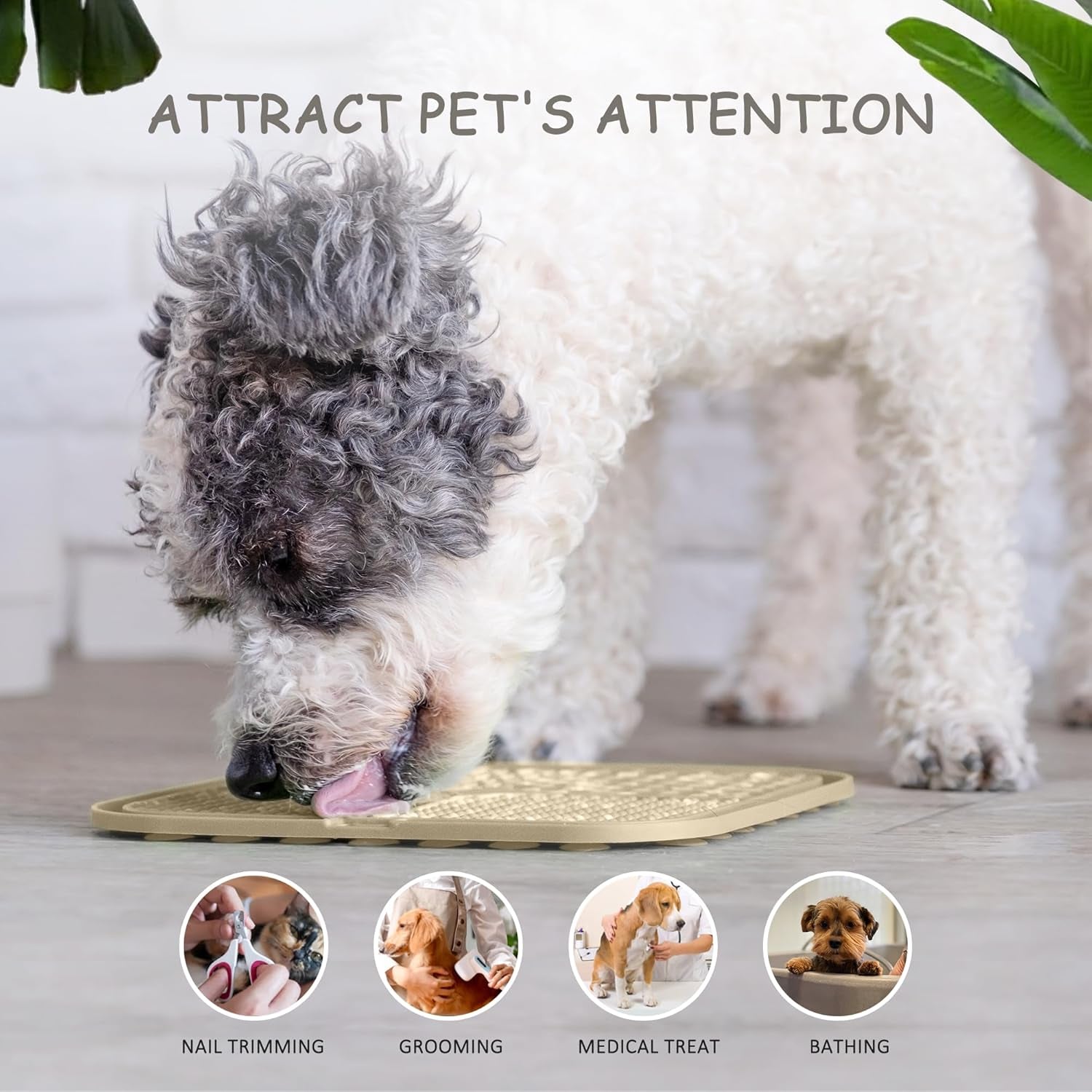 Elevate Your Pet's Mealtime with ChefAide Set of 2 Upgraded Lick Mats - Perfect for Anxiety Relief and Training!