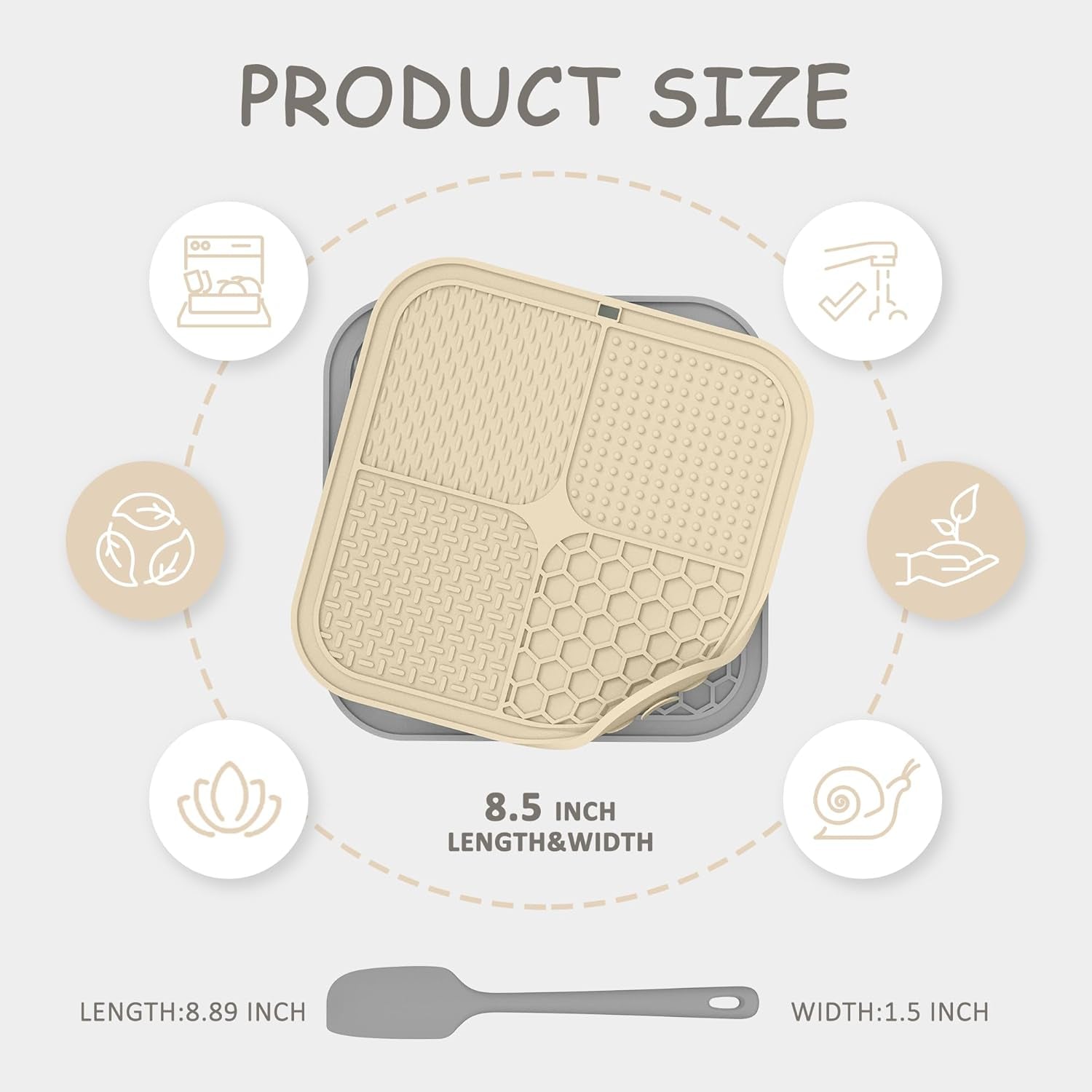Elevate Your Pet's Mealtime with ChefAide Set of 2 Upgraded Lick Mats - Perfect for Anxiety Relief and Training!