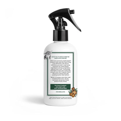 Poo-Pourri Furrest Fresh Dog Deodorizing Spray, 8 Fl Oz - Essential Oil Pet Odor Neutralizer with Fir, Amber, and Cedarwood Scent, Vet Recommended, Paraben & Sulfate-Free