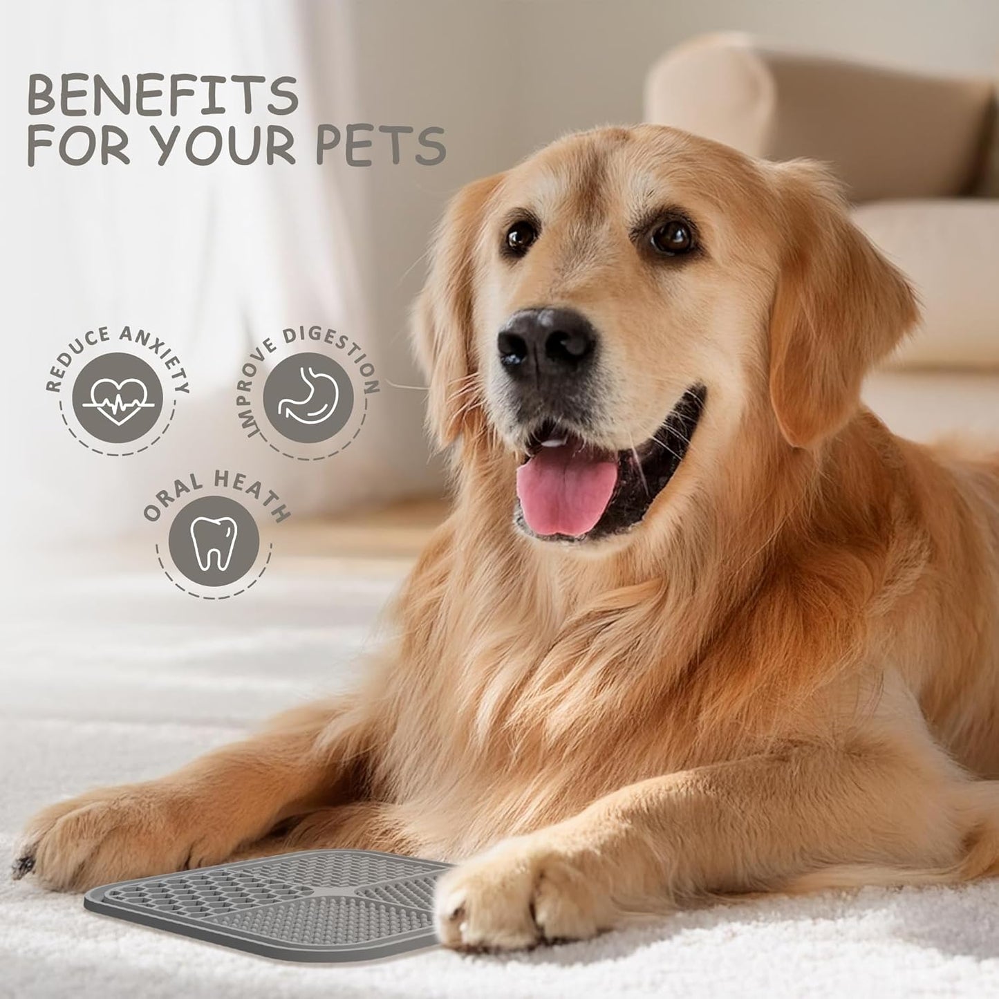Elevate Your Pet's Mealtime with ChefAide Set of 2 Upgraded Lick Mats - Perfect for Anxiety Relief and Training!